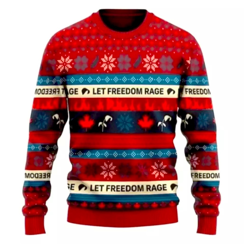 Hulu Let Freedom Rage sweater